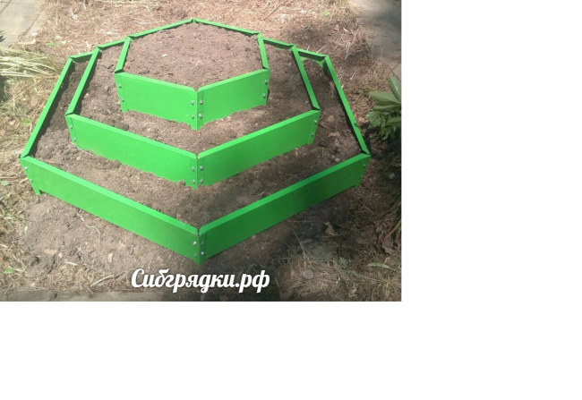 Клумба "Альпийская горка" в Уфе