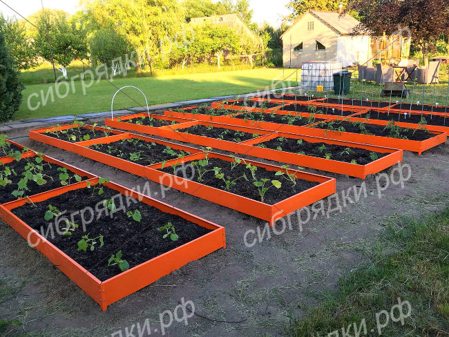 Грядки с односторонним покрытием 15 см в Уфе Грядки с односторонним покрытием 15 см в Уфе